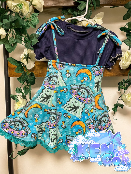 18/24M Strappy Dress + Basic Tee